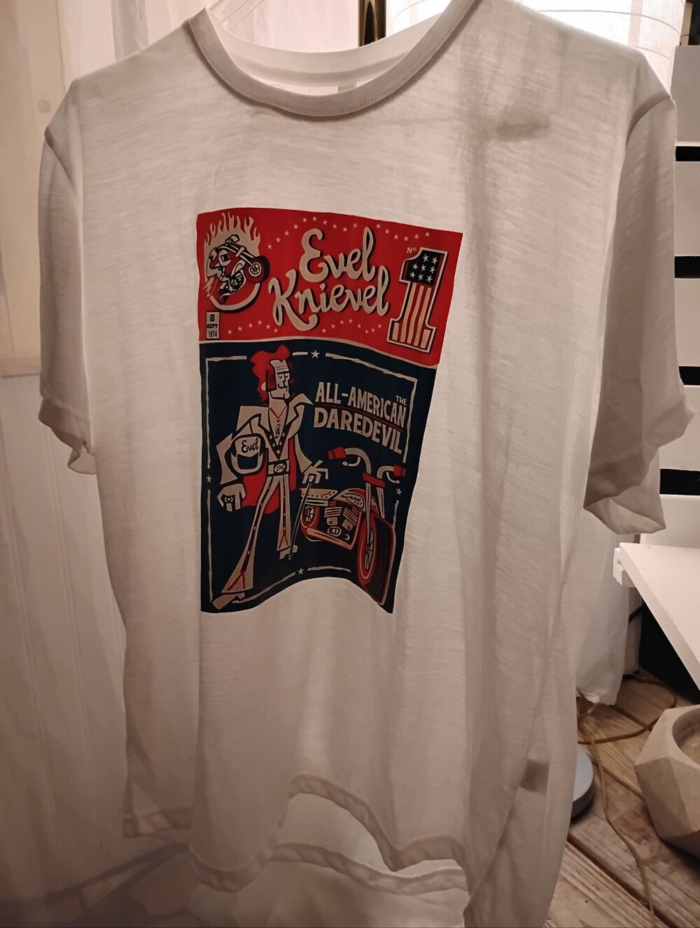 Evil Kenivel Graphic Design. Men's Size XL.